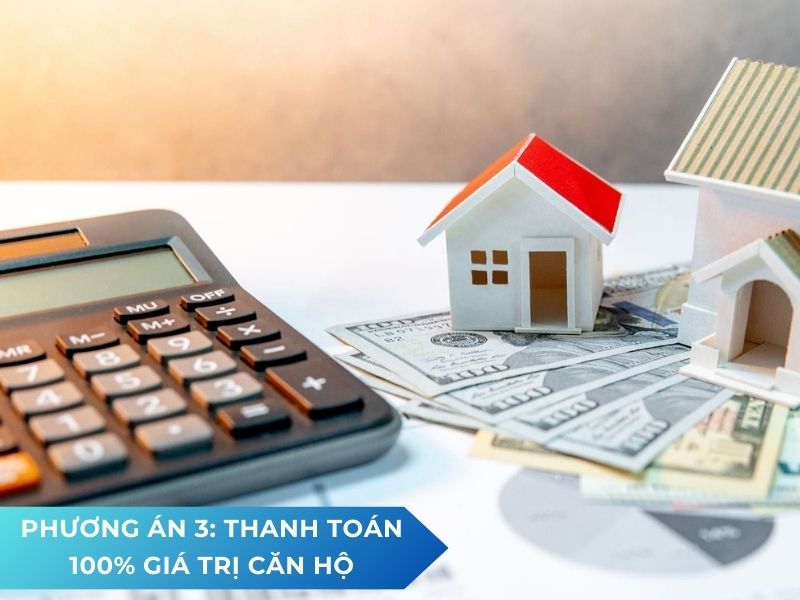 Phương án 3: Thanh toán 100% giá trị căn hộ 