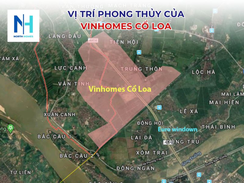 Vinhomes Cổ Loa có vị trí phong thủy vượng cát