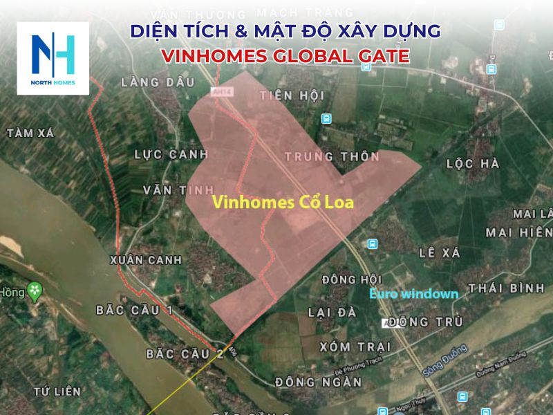 Tổng diện tích và mật độ xây dựng Vinhomes Global Gate 