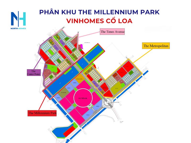 Vinhomes Cổ Loa bao giờ khởi công - Phân khu Millennium Park