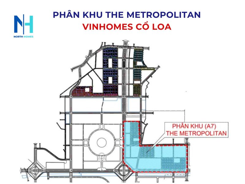 Vinhomes Cổ Loa bao giờ khởi công - Phân khu The Metropolitan