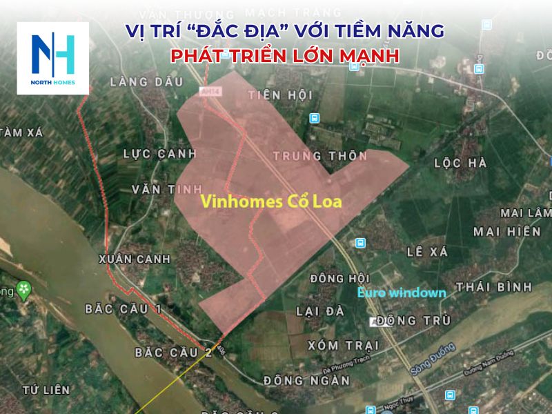 Vị trí đắc địa với tiềm năng phát triển lớn mạnh