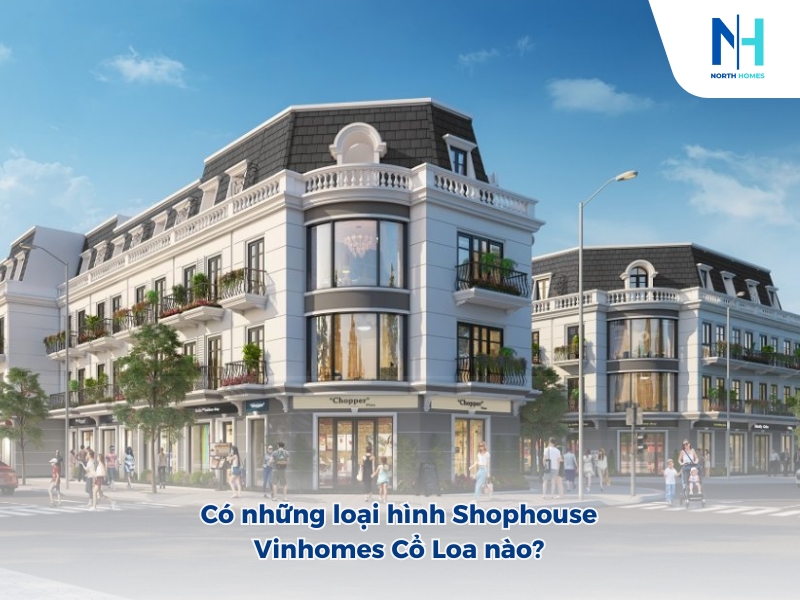 Có những loại hình Shophouse Vinhomes Cổ Loa nào