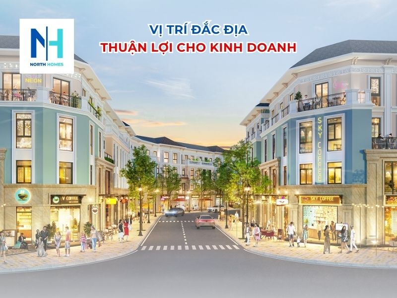 Shophouse Vinhomes Cổ Loa Đông Anh Hà Nội sở hữu vị trí đắc địa thuận lợi cho kinh doanh