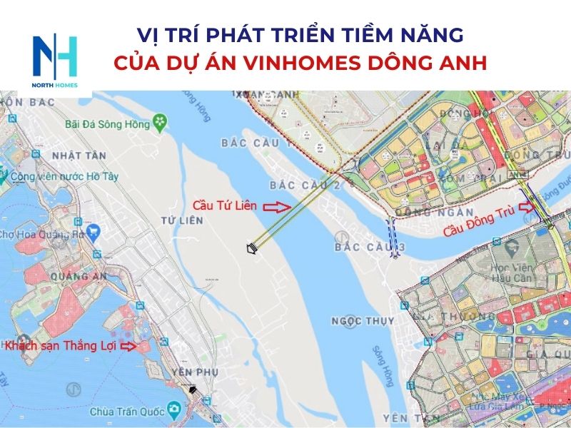 Vị trí phát triển tiềm năng của dự án