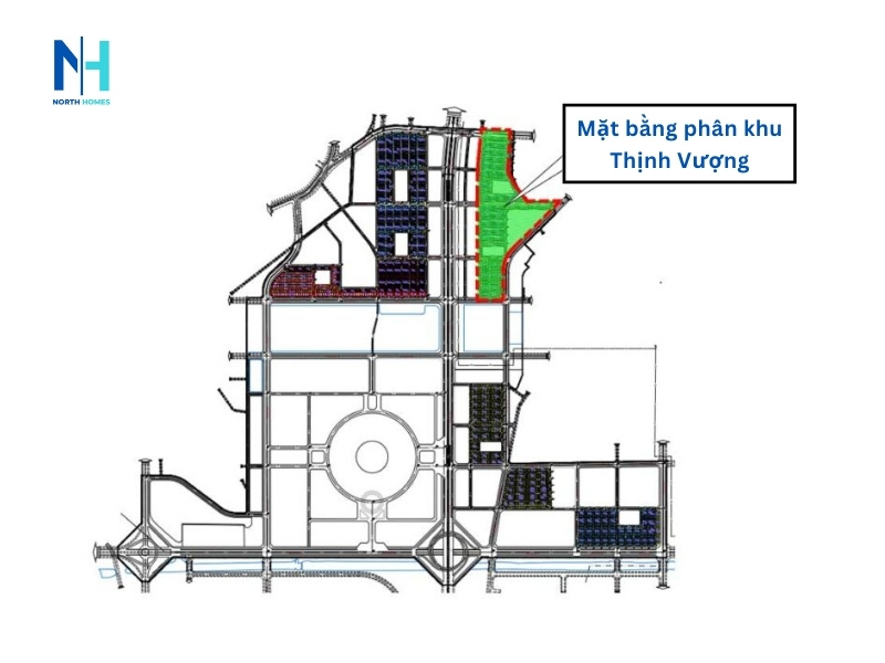 Quy mô phân khu Thịnh Vượng