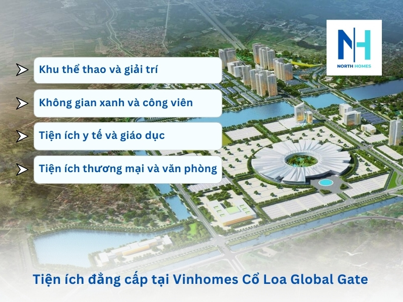 Tiện ích đẳng cấp tại Vinhomes Cổ Loa Global Gate