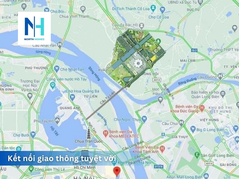 Kết nối giao thông tuyệt vời