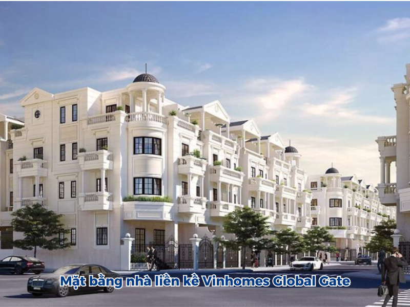 Mặt bằng nhà liền kề Vinhomes Global Gate