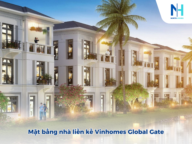 Mặt bằng biệt thự song lập Vinhomes Global Gate