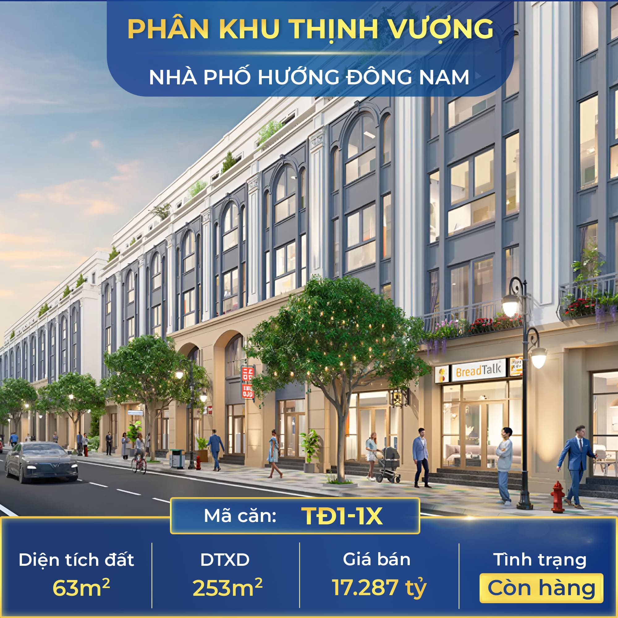 Nhà Phố TĐ1-1x