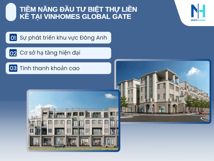 Tiềm năng đầu tư của biệt thự Liền Kề Vinhomes Global Gate