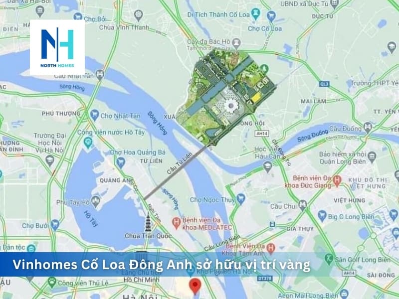 Vinhomes Global Gate Đông Anh sở hữu vị trí vàng