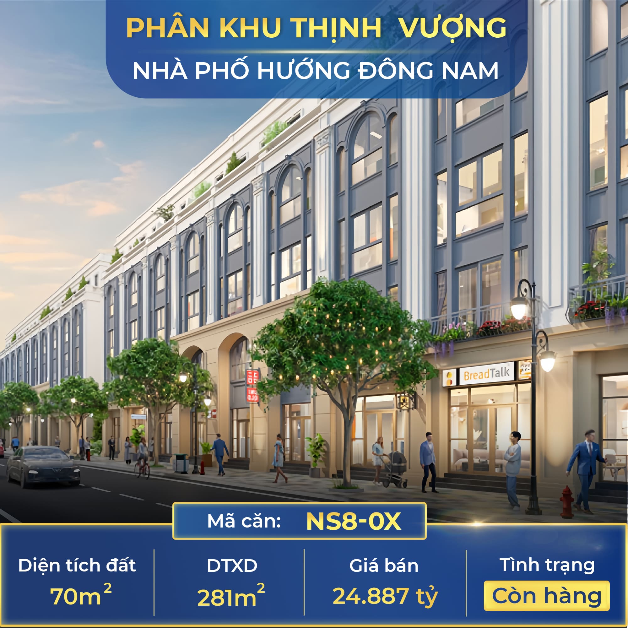 nhà phố NS8-0X