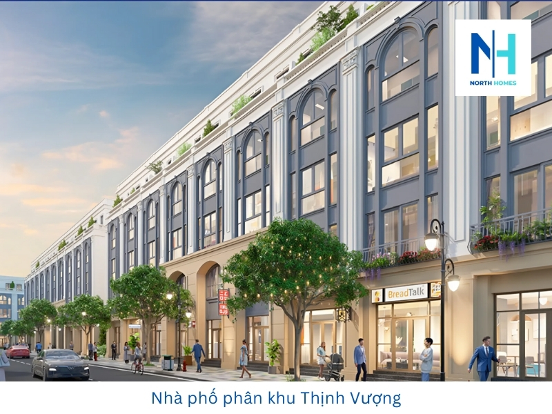 Nhà phố phân khu Thịnh Vượng
