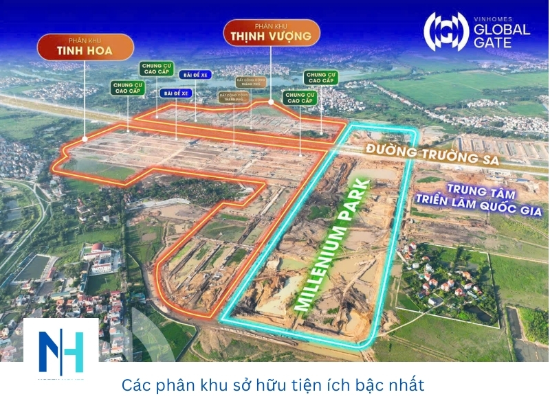 Các phân khu sở hữu tiện ích bậc nhất 