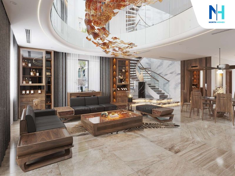 Đặc điểm thiết kế biệt thự đơn lập Thịnh Vượng