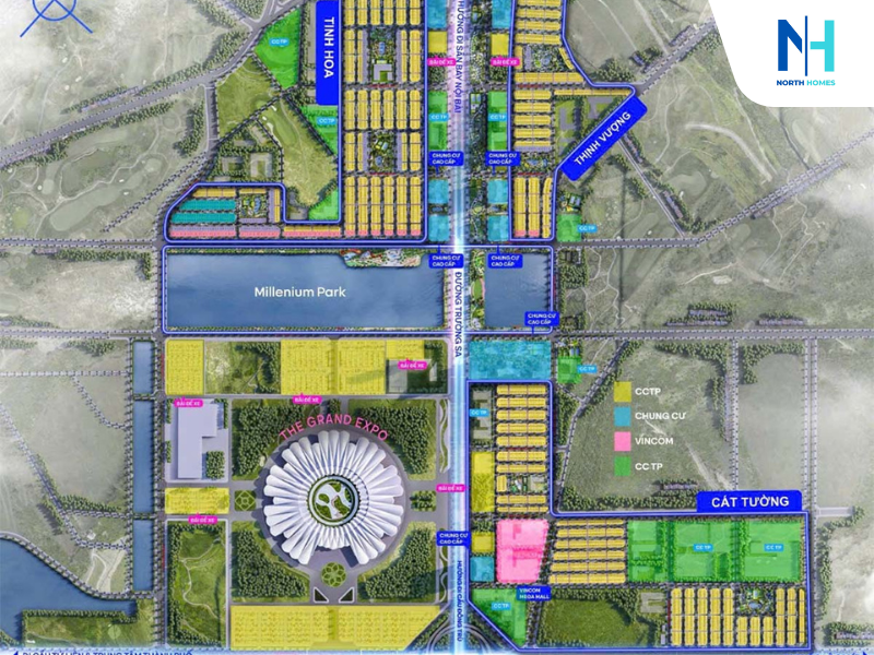 Các phân khu tại Vinhomes Global Gate